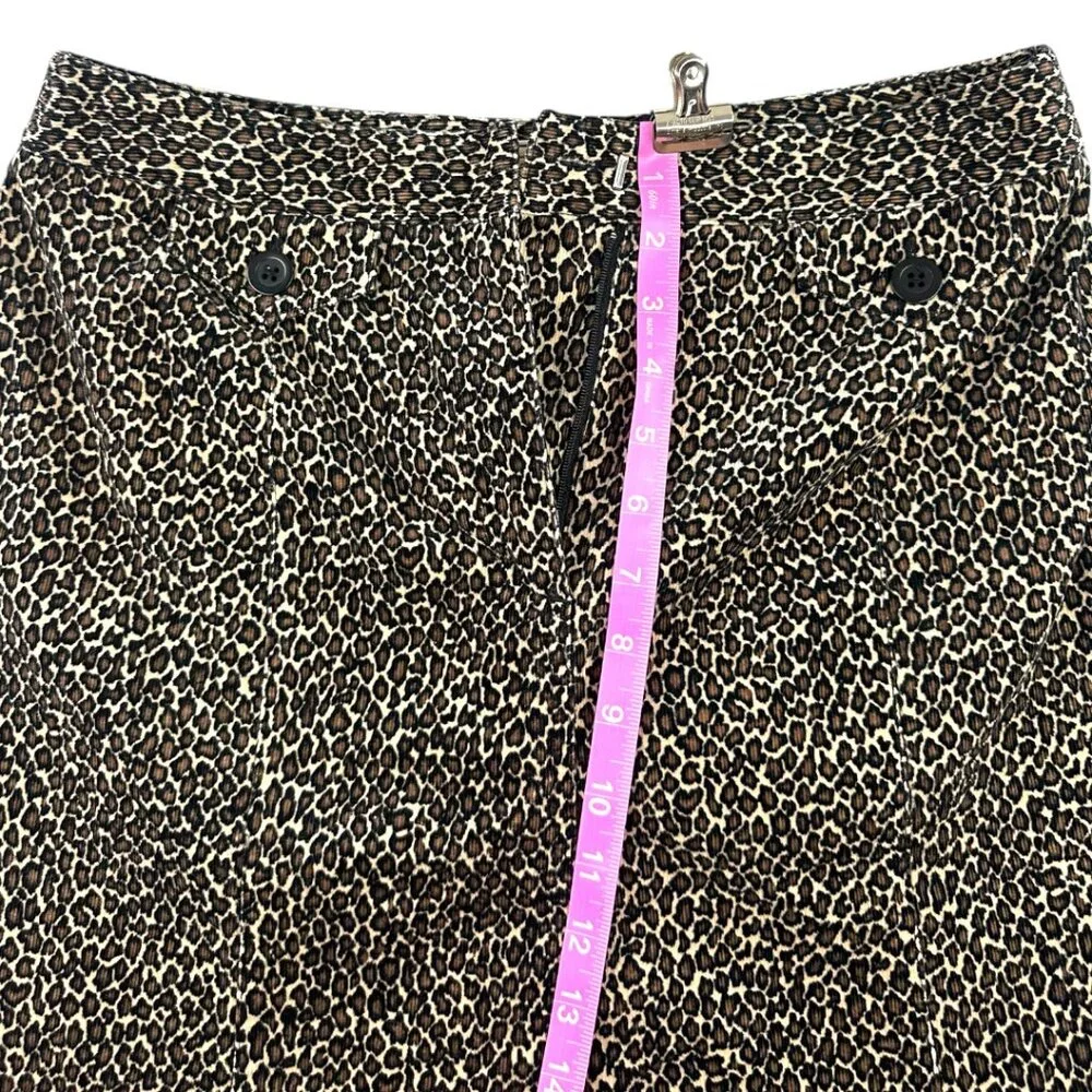 Talbots leopard print